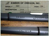Kimber 82 Classic Kimber of Oregon 22LR NIB! 2 consecutive serial numbers! - 4 of 4