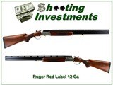 Ruger Red Label 12 Ga 28in choke tubes near new! - 1 of 4