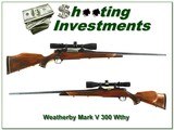 Weatherby Mark V Custom Ultralight 300 Wthy with scope - 1 of 4