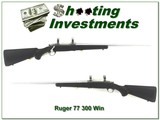 Ruger 77 Hawkeye All-weather stainless 300 Win Mag looks unfired! - 1 of 4