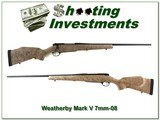 Weatherby Mark V Ultra Lightweight 7mm-08 Exc Cond! - 1 of 4