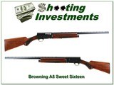 Browning A5 Sweet Sixteen 66 Belgium all original 26in Vent Rib! - 1 of 4