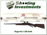 Ruger No.1 B Red Pad 220 Swift in box! - 1 of 4
