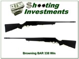 Browning BAR Stalker RARE 338 Win Mag with BOSS! - 1 of 4