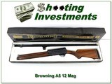 Browning A5 Magnum 12 67 Belgium 32in VR in factory box! - 1 of 4