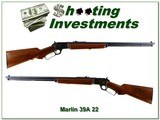 Marlin 39A RARE 1st year 1939 made in excellent condition! - 1 of 4