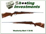 Weatherby Mark V Deluxe 9-lug 30-06 like new! - 1 of 4