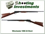 Winchester 1890 22 Short RARE non-takedown made 1984 Antique - 1 of 4