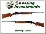 Browning A5 20 Ga 64 Belgium 26in VR Exc Cond! - 1 of 4