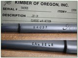 Kimber 82 Classic Kimber of Oregon 22LR NIB! 2 consecutive serial numbers! - 4 of 4