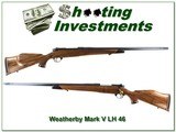 Weatherby Mark V Deluxe LH Custom Shop 460 Wthy as new! - 1 of 4