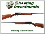 Browning A5 Sweet Sixteen 62 Belgium 26in IC XX Wood - 1 of 4