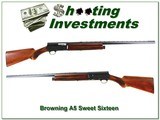 Browning A5 Sweet Sixteen 60 Belgium VR collector condition unfired! - 1 of 4