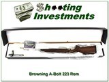 Browning A-Bolt Micro Medallion in 223 Rem in box