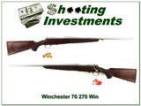 Winchester 70 Classic LH Stainless Walnut 270 Win like new SUPER RARE! - 1 of 4