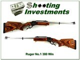 Custom Ruger No.1 Tropical in 300 Win Mag Case Colore