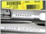 Ruger Mark II Target 6 7/8in Slap factory rings and 2 mags - 4 of 4