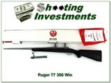 Ruger Stainless All-weather 77 in 300 Win Mag in box! - 1 of 4