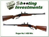 Ruger No.1 Tropical in 458 Win Mag looks new! - 1 of 4