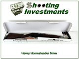 Henry Homesteader 9mm H027-H9 Homesteader NIB