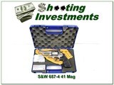 Smith & Wesson 657-4 Mountain 4in stainless 41 Mag in case!