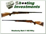 Weatherby Mark V 5-panel Lazermark in 460 Wthy Mag collector! - 1 of 4