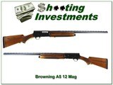 Browning A5 12 Magnum 1971 Belgium 30in VR Exc Cond!