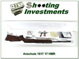 Anschutz 1517 17 HMR unfired in box harder to find Sportier! - 1 of 4