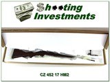 CZ 452-2E-ZKM in 17 HM2 xx wood like new in box! - 1 of 4