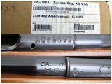 CZ 452-2E-ZKM in 17 HM2 xx wood like new in box! - 4 of 4