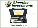Ruger Single Six convertible 7.5in stainless as new in case - 1 of 4