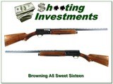 Browning A5 Sweet Sixteen 1950 Belgium 26in VR IC like new! - 1 of 4