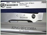 Colt King Cobra polished stainless walnut 4.25in new in case 357 Mag! - 4 of 4