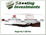 Ruger No.1 unfired in box in RARE 338 Federal! - 1 of 4