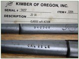 Kimber 82 Classic Kimber of Oregon 22LR NIB! 2 consecutive serial numbers! - 4 of 4