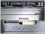 Colt 1903 .32 Pocket Auto HIGH CONDITION 1928 in BOX - 4 of 4