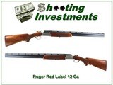 Ruger Red Label 12 Ga Red Pad 28in barrels with choke tubes Exc Cond - 1 of 4