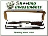 Browning Maxus 12 Ga ANIB Silver receiver 28in - 1 of 4