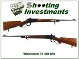 Winchester Model 71 Deluxe 348 Win made in 1953 top collector! - 1 of 4