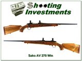 Sako AV Deluxe 270 Win XX Wood as new! - 1 of 4