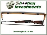 Browning BAR Safari in no longer made 338 Win Mag with BOSS in box