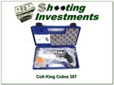 Colt King Cobra polished stainless 4.25in new in case 357 Mag! - 1 of 4