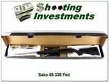 Sako 85 Stainless in rare 338 Federal unfired in box! - 1 of 4