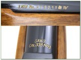 Sako L61R Finnbear Deluxe 338 Win Mag extra nice wood grain! - 4 of 4