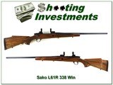 Sako L61R Finnbear Deluxe 338 Win Mag extra nice wood grain! - 1 of 4