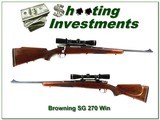 Browning Belgium Safari Grade in 270 Win Exc Cond Leupold! - 1 of 4