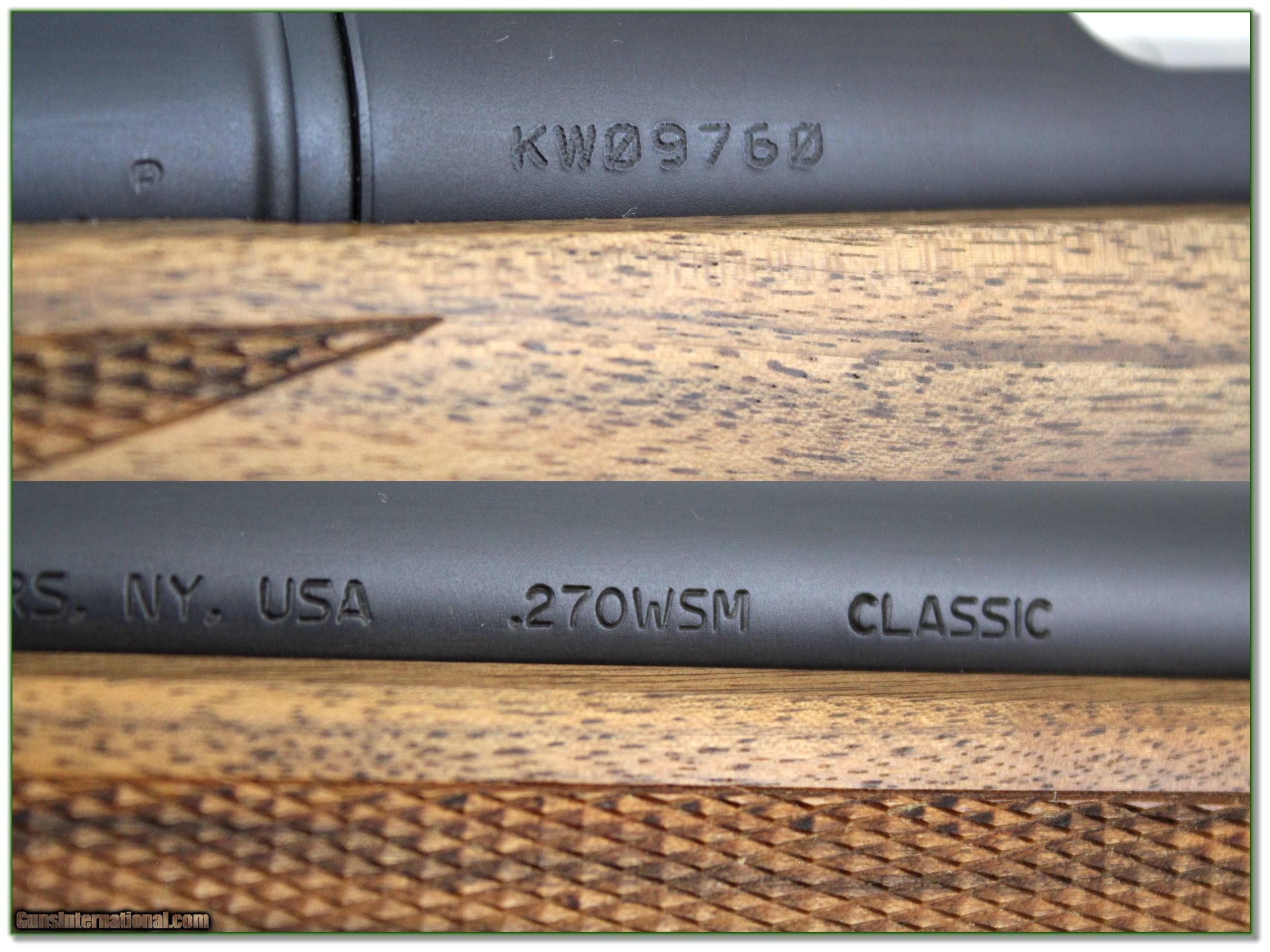 Kimber 8400 Classic Select Grade in 270 WSM