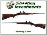 Browning Model 78 single shot in 6mm Rem 26in Heavy Barrel