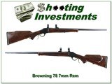 Browning Model 78 7mm Rem Mag 26in HB XX Wood!