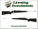 Browning A-Bolt II RARE Stainless 25-06 with BOSS! - 1 of 4